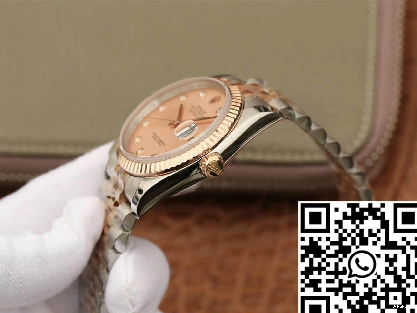 Pink Dial Factory 116231 Rolex Diamond-set Datejust 36MM GM 0509